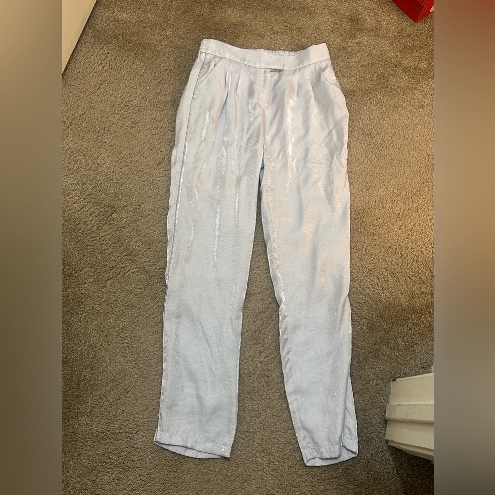 Light blue/silver work pants